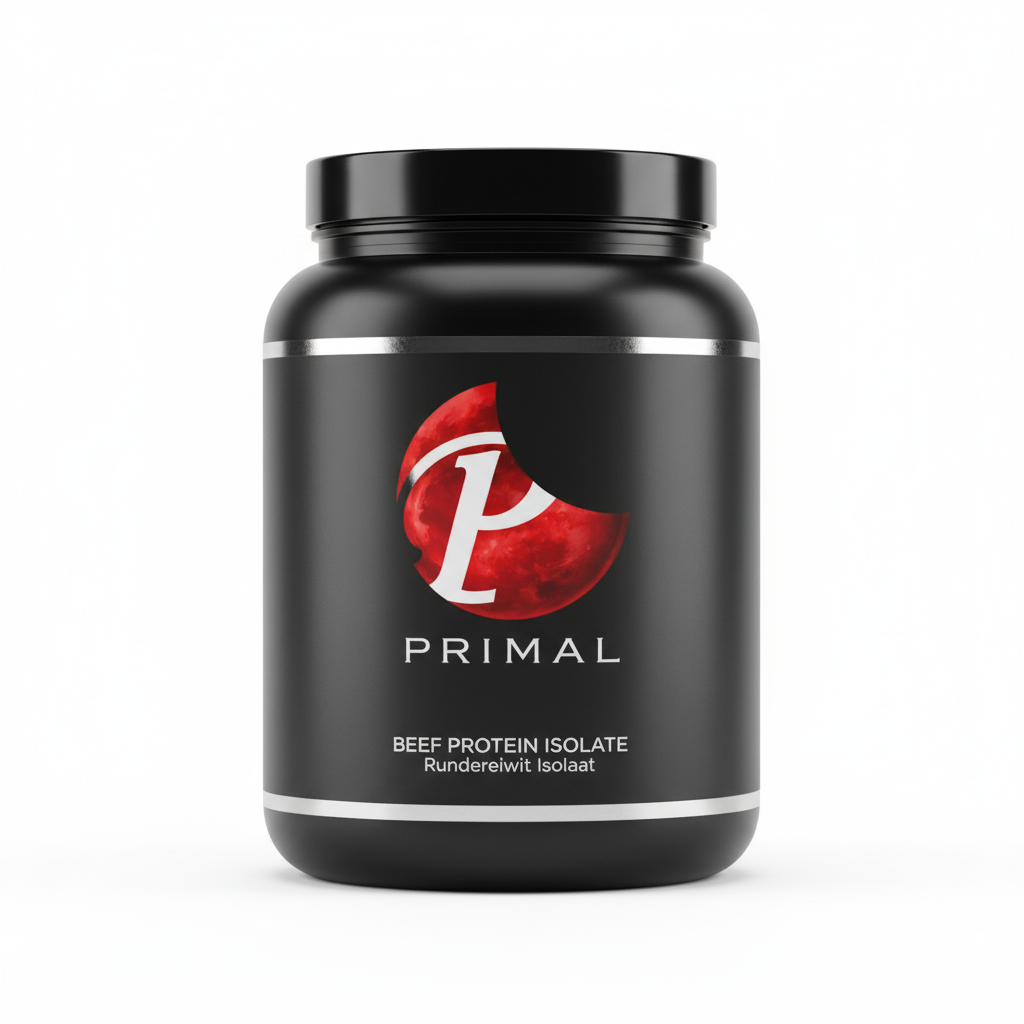 PrimalBeef Rundereiwit Isolaat met PRIMAL Logo