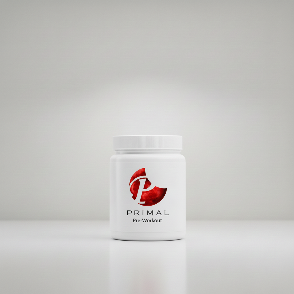 PRIMAL Pre-Workout pot duidelijk groter